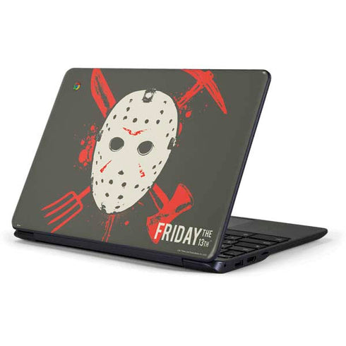Warner Bros Friday the 13th Jason Voorhees Mask Samsung Chromebook Skin