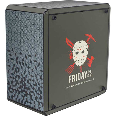 Warner Bros Friday the 13th Jason Voorhees Mask Cooler Master MasterBox Q300L Mini Tower Skin