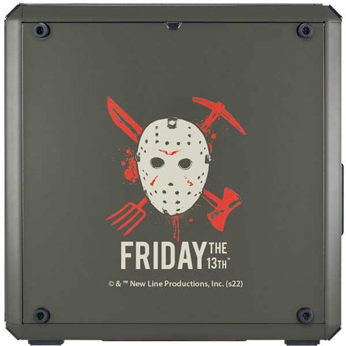 Warner Bros Friday the 13th Jason Voorhees Mask Cooler Master MasterBox Q300L Mini Tower Skin