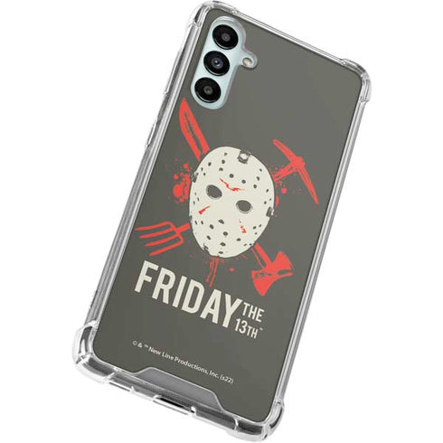 Warner Bros Friday the 13th Jason Voorhees Mask Galaxy A14 5G Clear Case