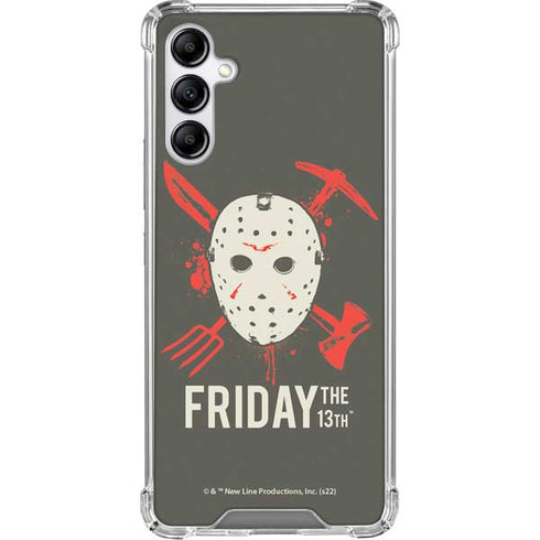 Warner Bros Friday the 13th Jason Voorhees Mask Galaxy A15 5G Clear Case