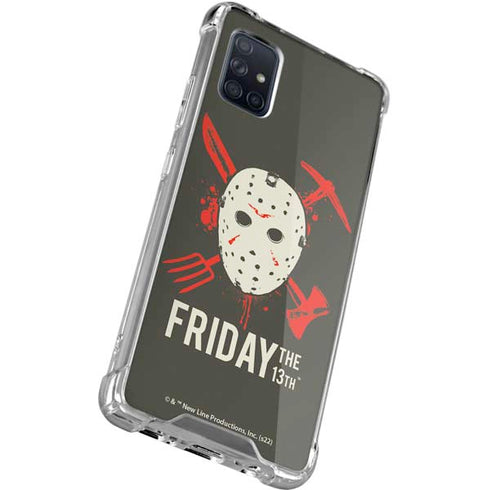 Warner Bros Friday the 13th Jason Voorhees Mask Galaxy A51 5G Clear Case