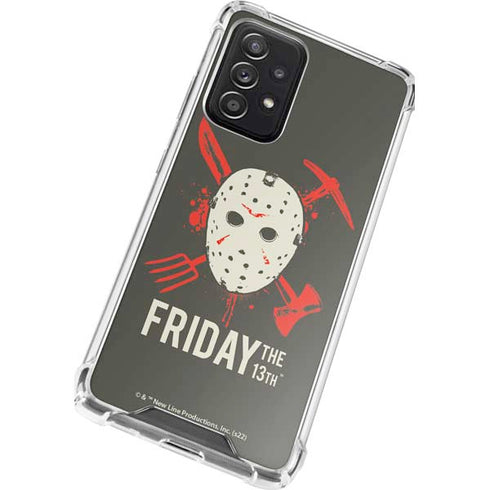 Warner Bros Friday the 13th Jason Voorhees Mask Galaxy A52 5G Clear Case