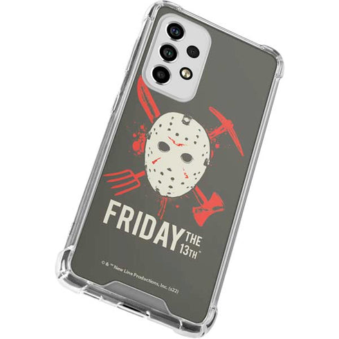 Warner Bros Friday the 13th Jason Voorhees Mask Galaxy A53 5G Clear Case