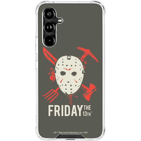 Warner Bros Friday the 13th Jason Voorhees Mask Galaxy A54 5G Clear Case