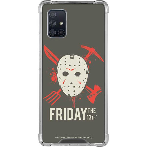 Warner Bros Friday the 13th Jason Voorhees Mask Galaxy A71 5G Clear Case