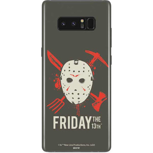 Warner Bros Friday the 13th Jason Voorhees Mask Galaxy Note 8 Skin
