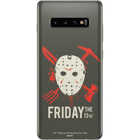 Warner Bros Friday the 13th Jason Voorhees Mask Galaxy S10 Plus Skin