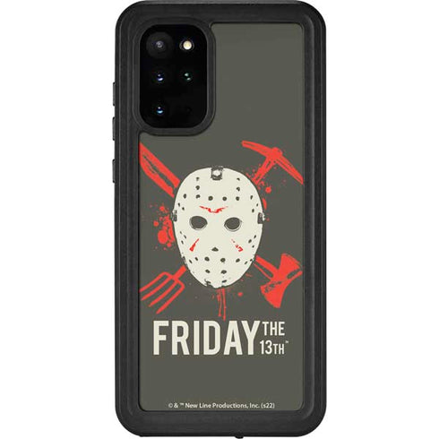 Warner Bros Friday the 13th Jason Voorhees Mask Galaxy S20 Plus Waterproof Case