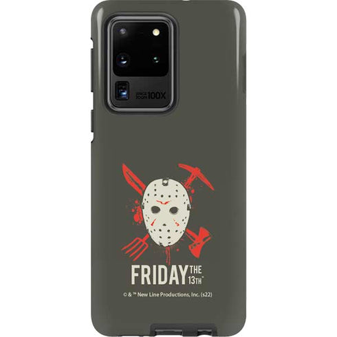 Warner Bros Friday the 13th Jason Voorhees Mask Galaxy S20 Ultra 5G Pro Case