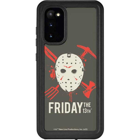Warner Bros Friday the 13th Jason Voorhees Mask Galaxy S20 Waterproof Case