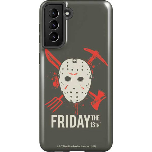 Warner Bros Friday the 13th Jason Voorhees Mask Galaxy S21 Plus 5G Pro Case