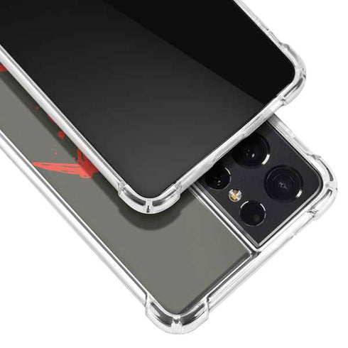 Warner Bros Friday the 13th Jason Voorhees Mask Galaxy S21 Ultra 5G Clear Case