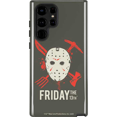 Warner Bros Friday the 13th Jason Voorhees Mask Galaxy S22 Ultra Pro Case