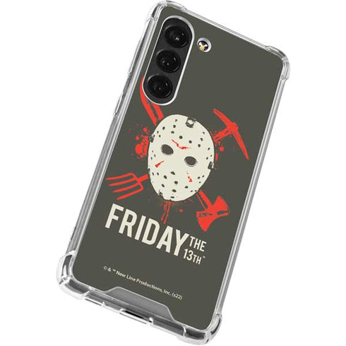 Warner Bros Friday the 13th Jason Voorhees Mask Galaxy S23 Clear Case