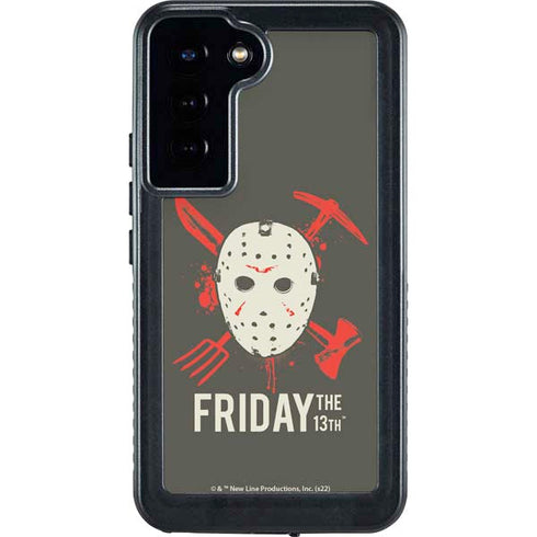 Warner Bros Friday the 13th Jason Voorhees Mask Galaxy S23 Plus Waterproof Case