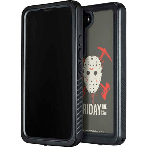 Warner Bros Friday the 13th Jason Voorhees Mask Galaxy S23 Plus Waterproof Case