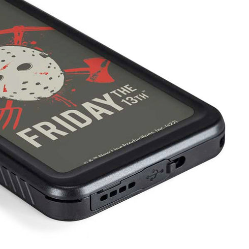 Warner Bros Friday the 13th Jason Voorhees Mask Galaxy S23 Plus Waterproof Case