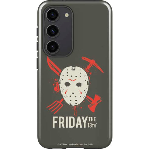 Warner Bros Friday the 13th Jason Voorhees Mask Galaxy S23 Pro Case
