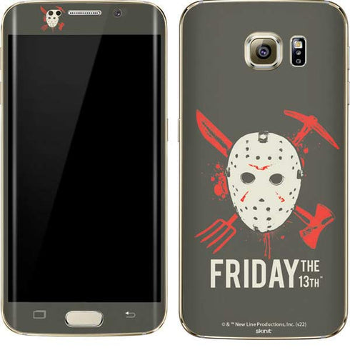 Warner Bros Friday the 13th Jason Voorhees Mask Galaxy S7 Edge Skin