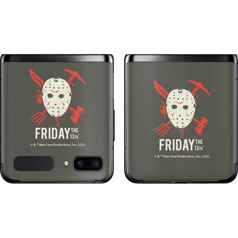 Warner Bros Friday the 13th Jason Voorhees Mask Galaxy Z Flip Skin