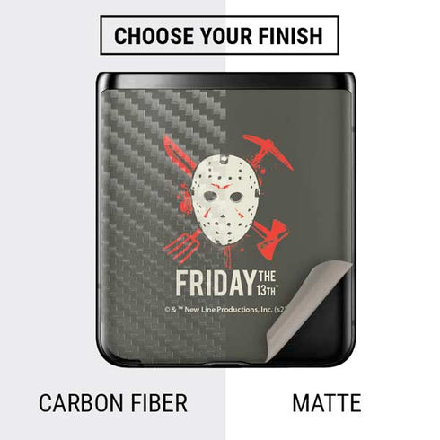 Warner Bros Friday the 13th Jason Voorhees Mask Galaxy Z Flip Skin