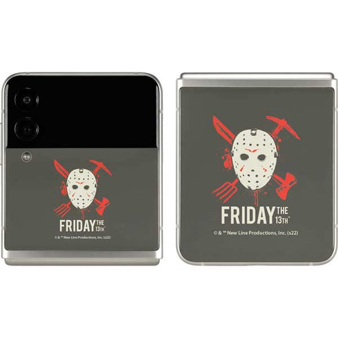 Warner Bros Friday the 13th Jason Voorhees Mask Galaxy Z Flip3 5G Skin