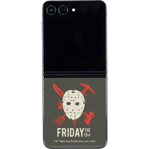 Warner Bros Friday the 13th Jason Voorhees Mask Galaxy Z Flip5 5G Skin