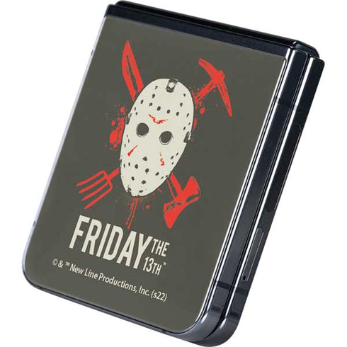 Warner Bros Friday the 13th Jason Voorhees Mask Galaxy Z Flip5 5G Skin
