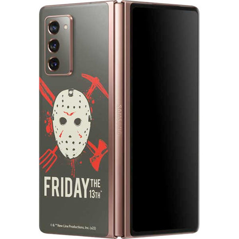 Warner Bros Friday the 13th Jason Voorhees Mask Galaxy Z Fold2 5G Skin