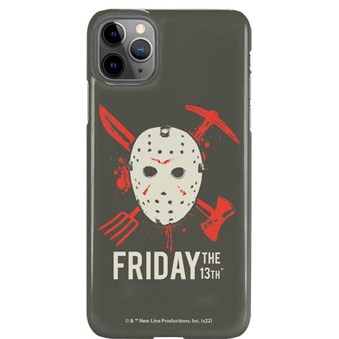 Warner Bros Friday the 13th Jason Voorhees Mask iPhone 11 Pro Max Lite Case