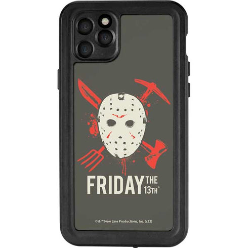 Warner Bros Friday the 13th Jason Voorhees Mask iPhone 11 Pro Max Waterproof Case