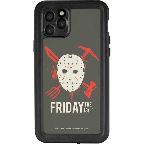 Warner Bros Friday the 13th Jason Voorhees Mask iPhone 11 Pro Waterproof Case