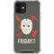 Warner Bros Friday the 13th Jason Voorhees Mask iPhone 12 Mini Clear Case