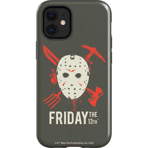 Warner Bros Friday the 13th Jason Voorhees Mask iPhone 12 Mini Impact Case
