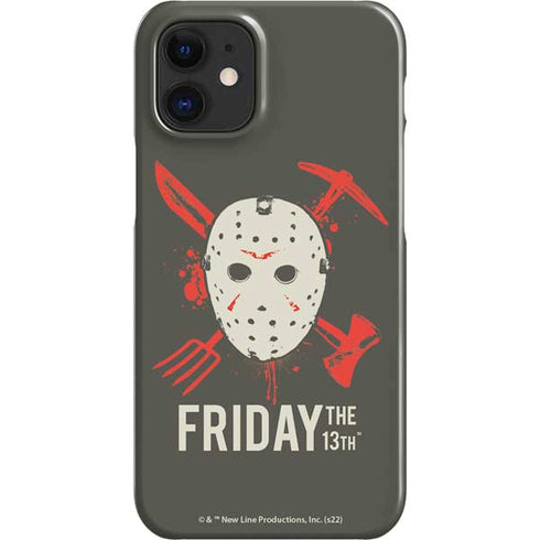 Warner Bros Friday the 13th Jason Voorhees Mask iPhone 12 Mini Lite Case