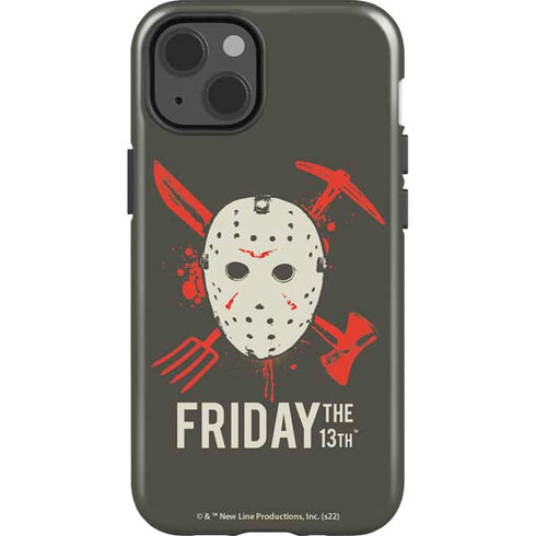 Warner Bros Friday the 13th Jason Voorhees Mask iPhone 13 Impact Case
