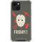 Warner Bros Friday the 13th Jason Voorhees Mask iPhone 13 Mini Clear Case