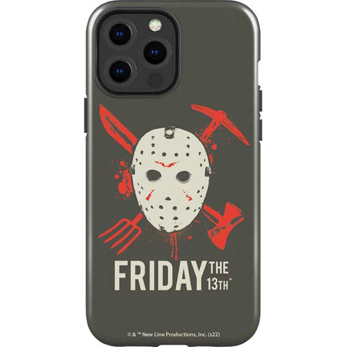 Warner Bros Friday the 13th Jason Voorhees Mask iPhone 13 Pro Max Impact Case