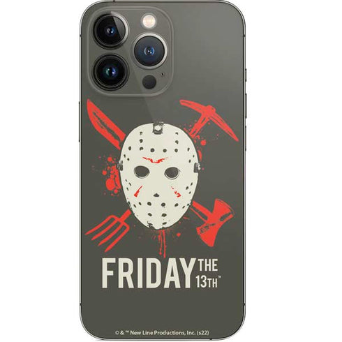Warner Bros Friday the 13th Jason Voorhees Mask iPhone 13 Pro Skin