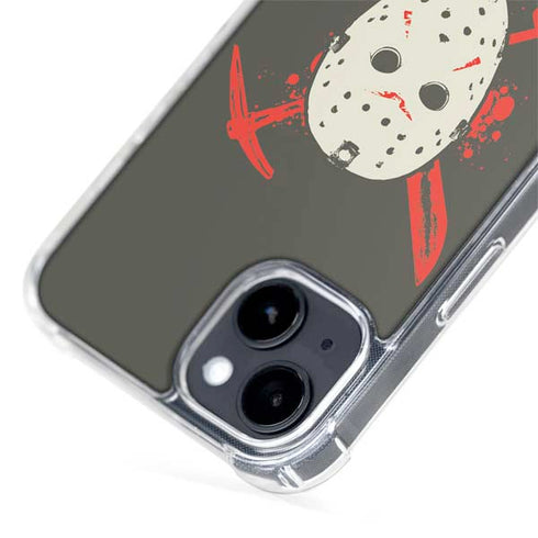 Warner Bros Friday the 13th Jason Voorhees Mask iPhone 15 MagSafe Case