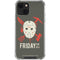 Warner Bros Friday the 13th Jason Voorhees Mask iPhone 14 Plus Clear Case