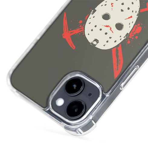 Warner Bros Friday the 13th Jason Voorhees Mask iPhone 15 Plus MagSafe Case