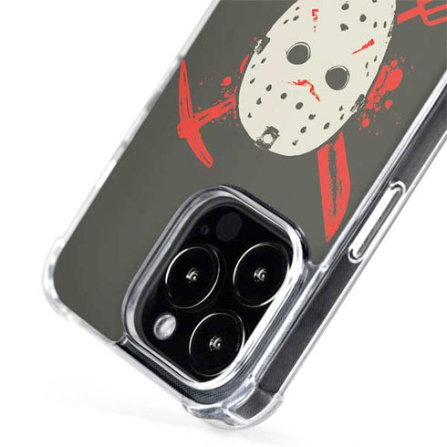Warner Bros Friday the 13th Jason Voorhees Mask iPhone 15 Pro MagSafe Case