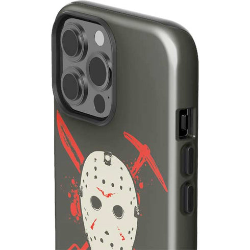 Warner Bros Friday the 13th Jason Voorhees Mask iPhone 15 Pro Max Impact Case