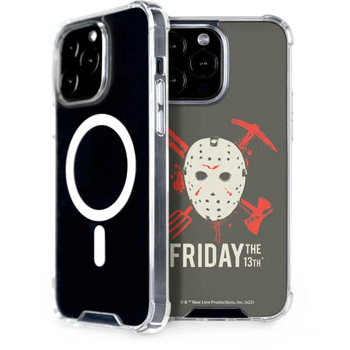 Warner Bros Friday the 13th Jason Voorhees Mask iPhone 14 Pro Max MagSafe Case