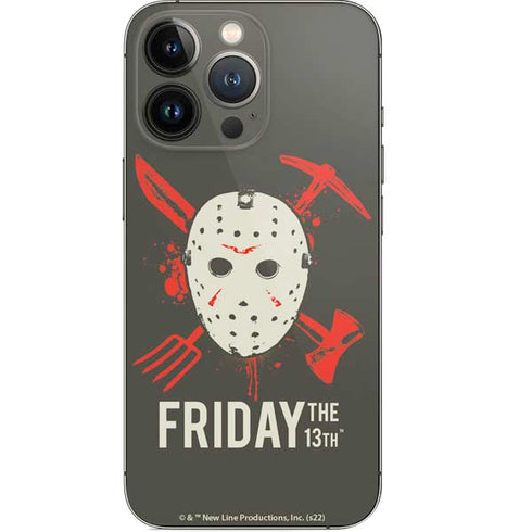 Warner Bros Friday the 13th Jason Voorhees Mask iPhone 15 Pro Skin