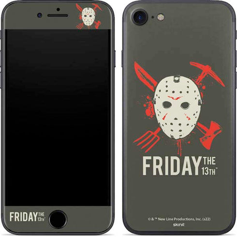 Warner Bros Friday the 13th Jason Voorhees Mask iPhone 7 Skin