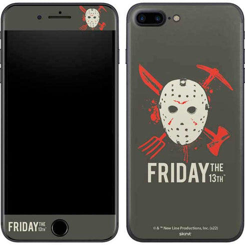 Warner Bros Friday the 13th Jason Voorhees Mask iPhone 8 Plus Skin