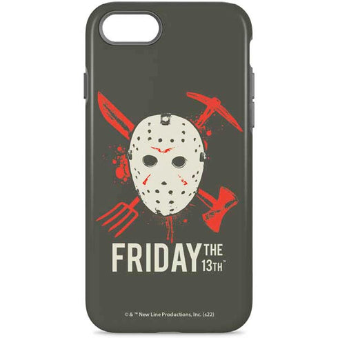 Warner Bros Friday the 13th Jason Voorhees Mask iPhone 8 Pro Case